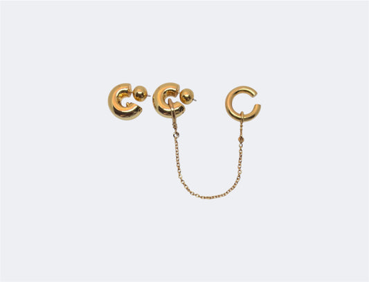 CHUNKY CHAIN + EARCUFF